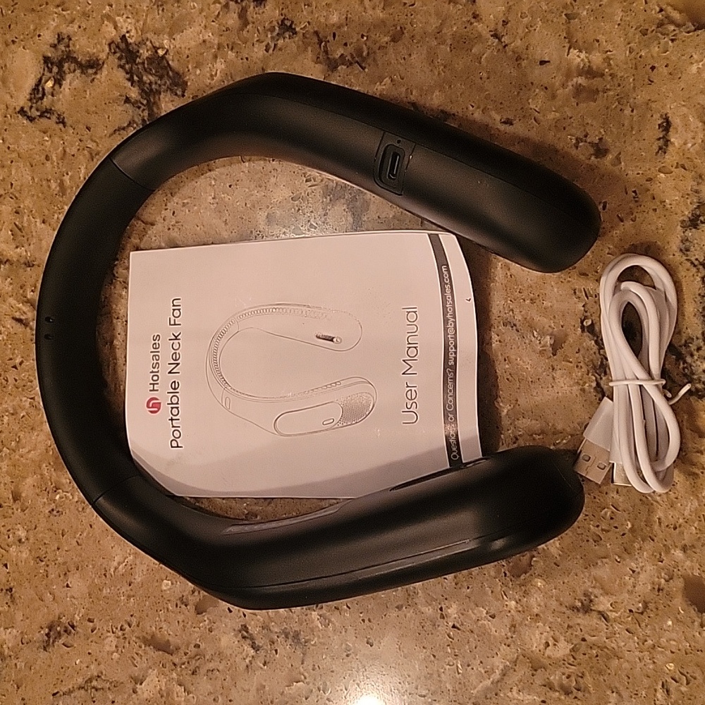 Rechargeable neck fan